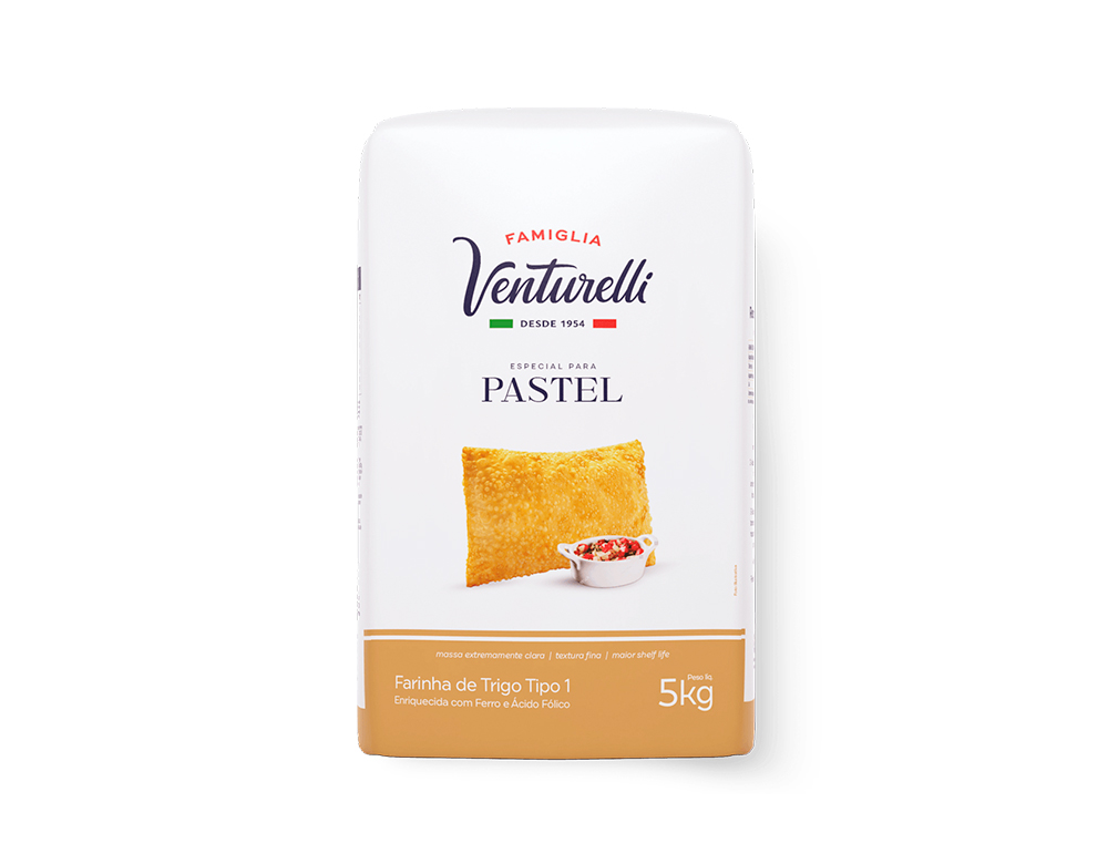 FARINHA DE TRIGO PASTEL VENTURELLI 5 KG (FDO 25 KG)